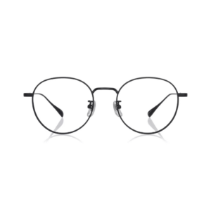 gọng kính metal cao cấp bst black in black
