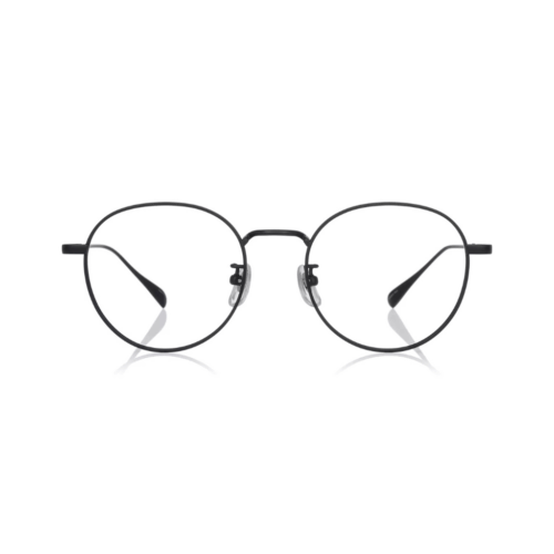 gọng kính metal cao cấp bst black in black
