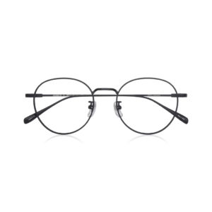 gọng kính metal cao cấp bst black in black